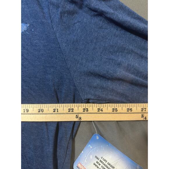 Marvel Avengers Captain America Lightweight Zip Up Hoodie Men’s 2XL Blue - Picture 3 of 8